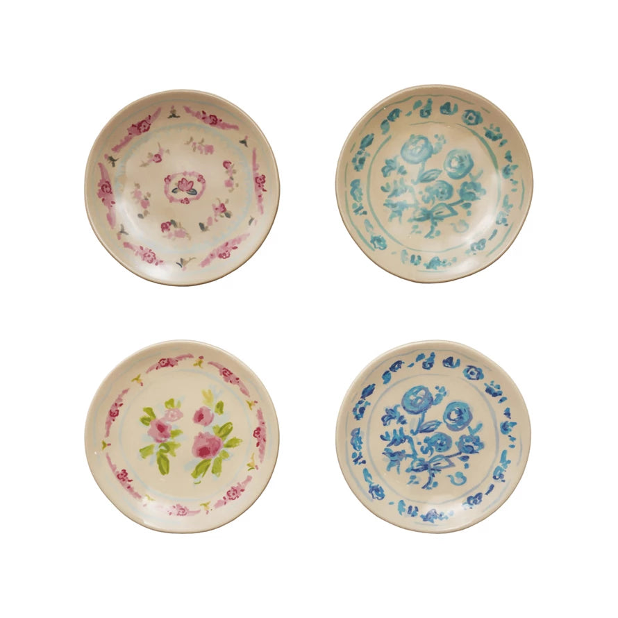 Decorative Plate w/Floral Image