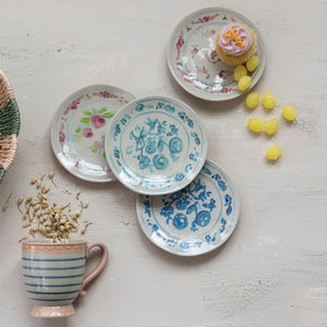 Decorative Plate w/Floral Image