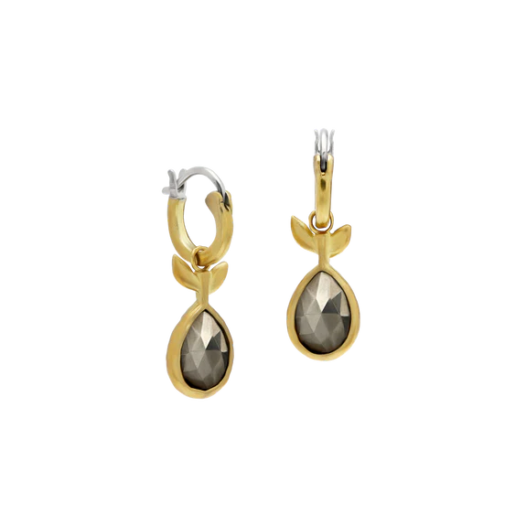 Wildkeeper Pyrite Drop Earrings