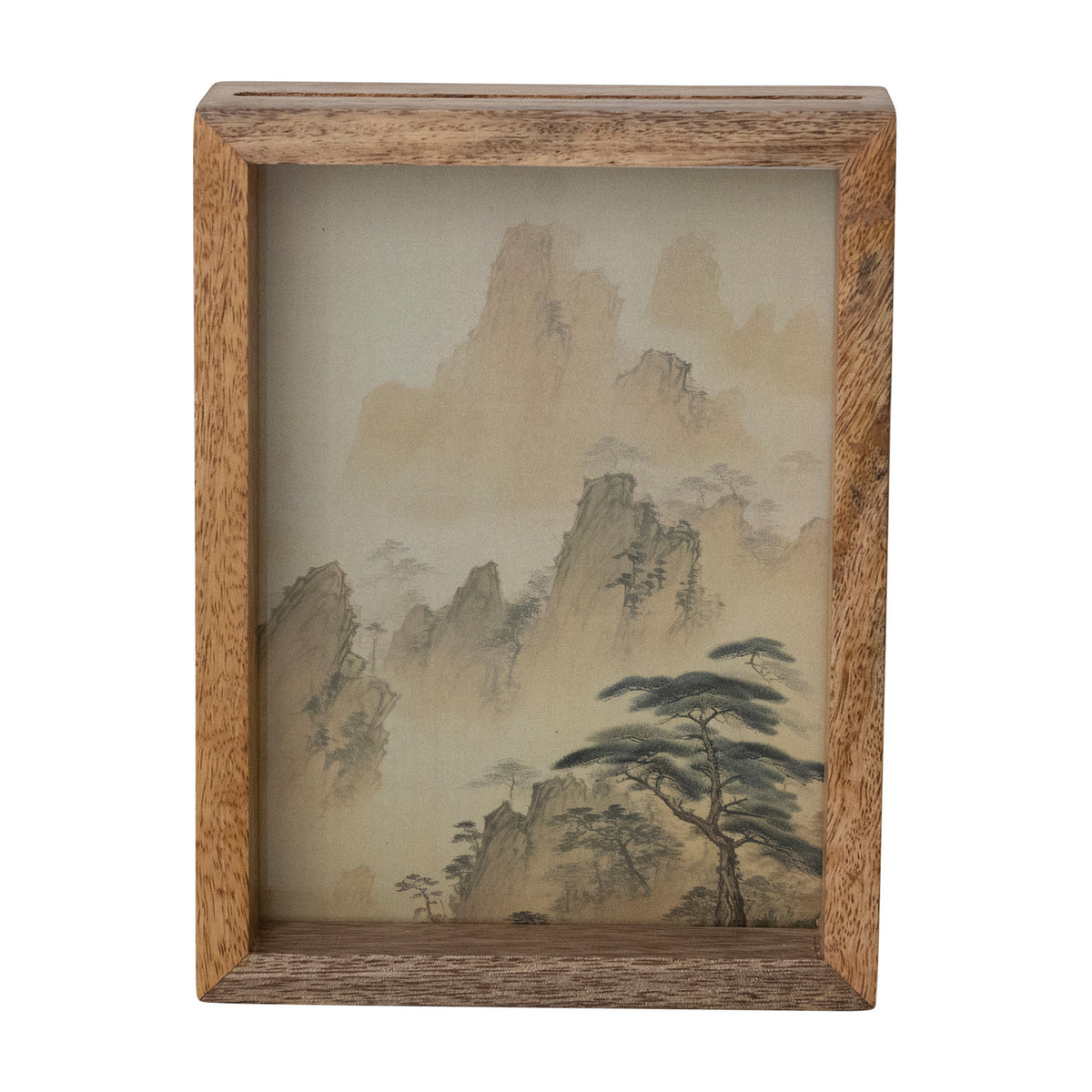 Mango Wood Floating Photo Frame