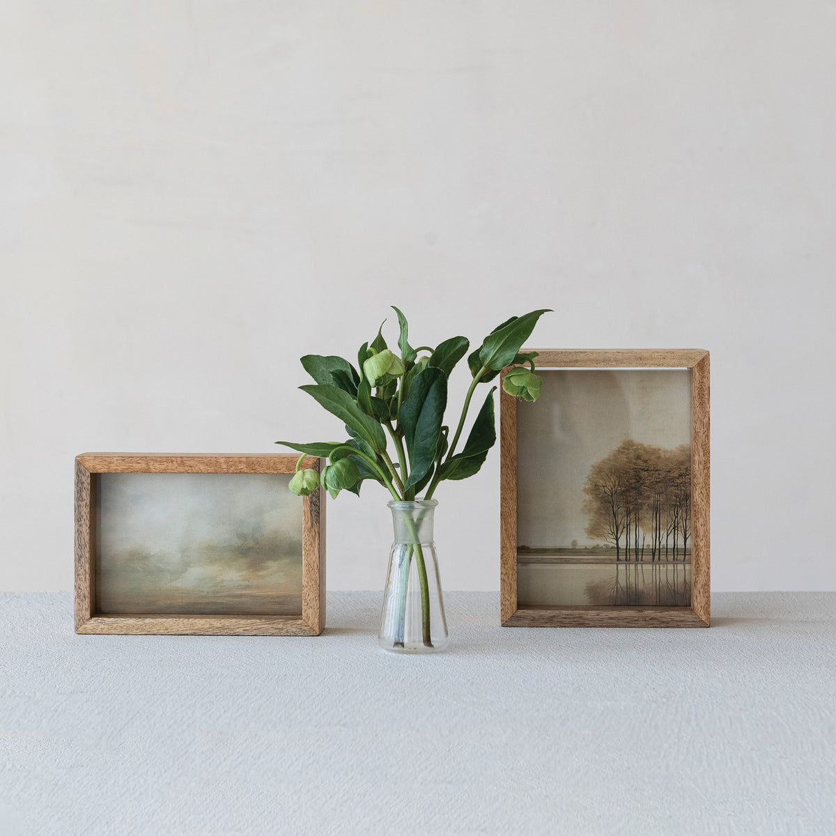 Mango Wood Floating Photo Frame