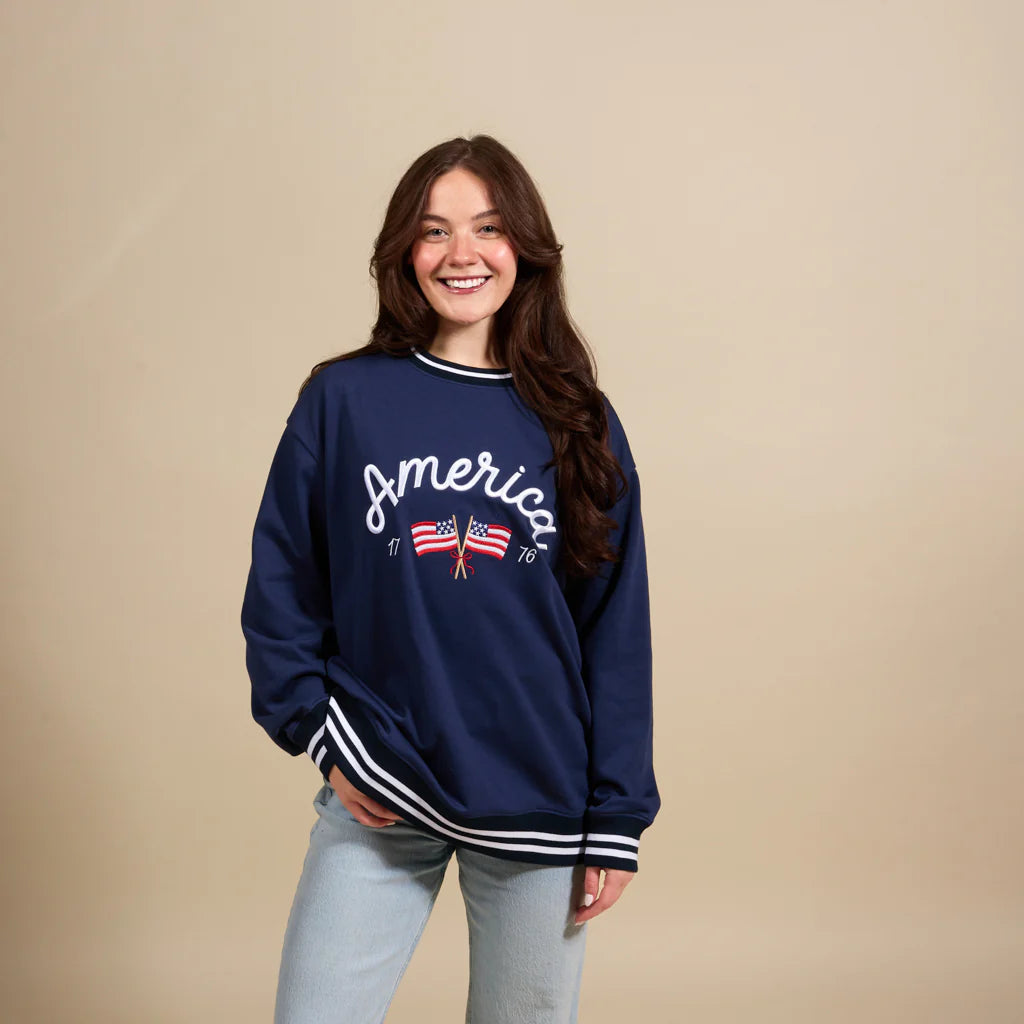 America Oversized Crew