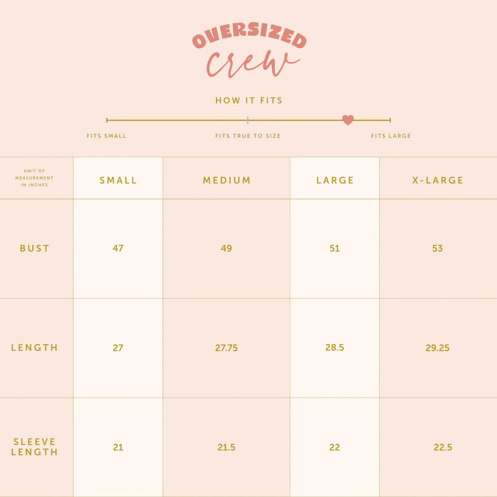 America Oversized Crew