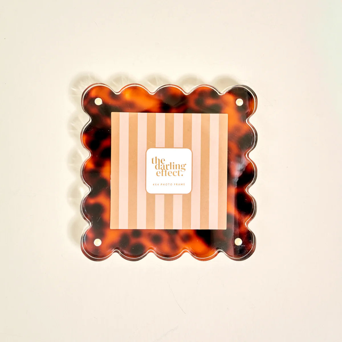 Square Scalloped Acrylic Picture Frame