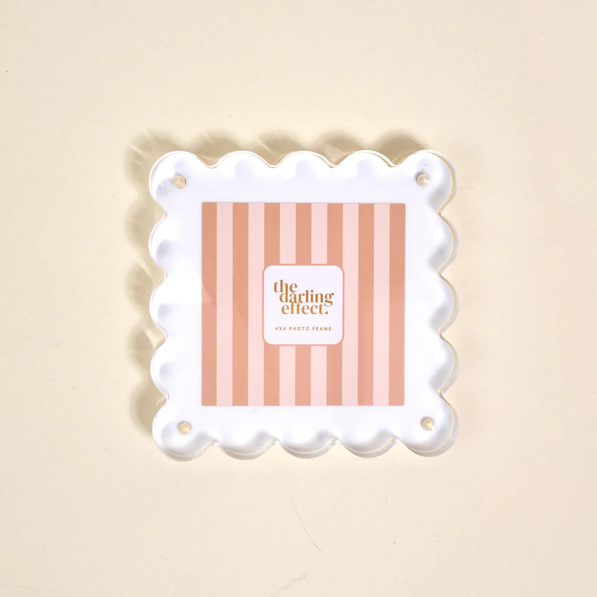 Square Scalloped Acrylic Picture Frame