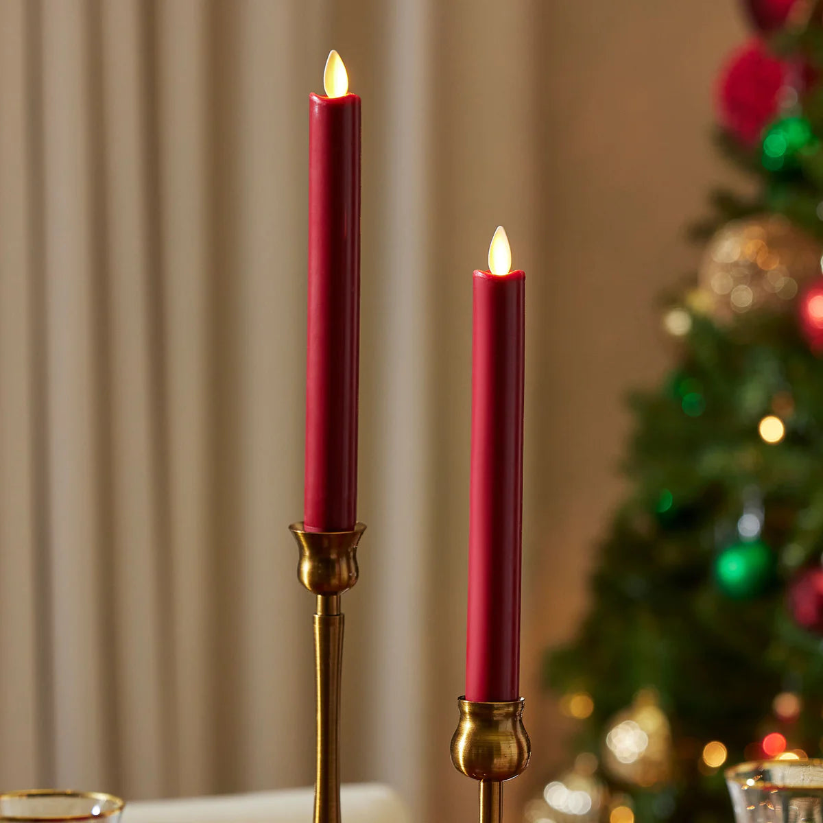 Luminara 2-Pack Indoor Taper Candles