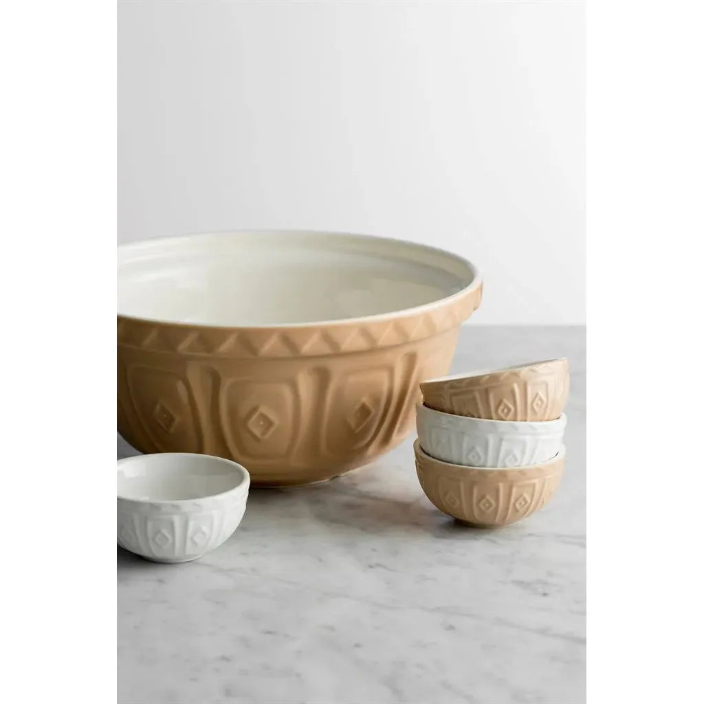 Mason Cash | S/4 Prep Bowls | Cane & Cream