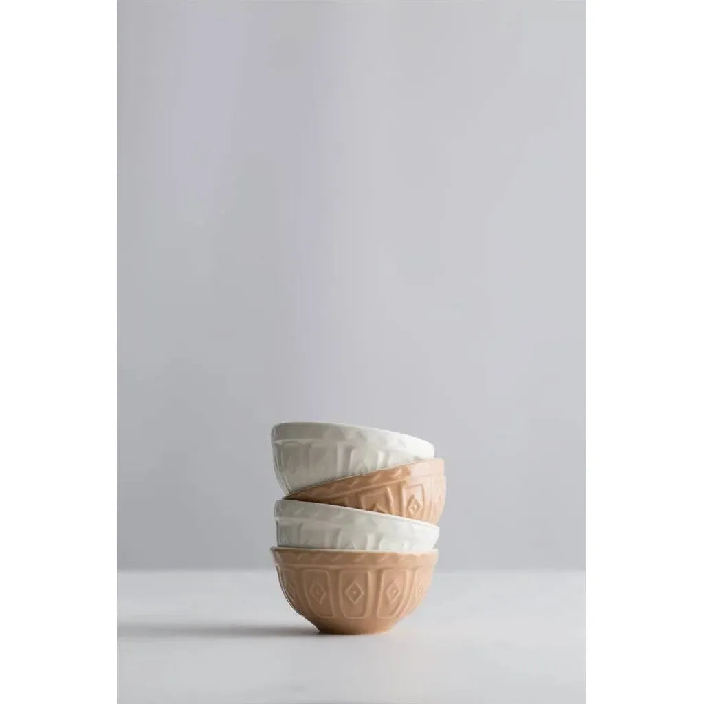 Mason Cash | S/4 Prep Bowls | Cane & Cream