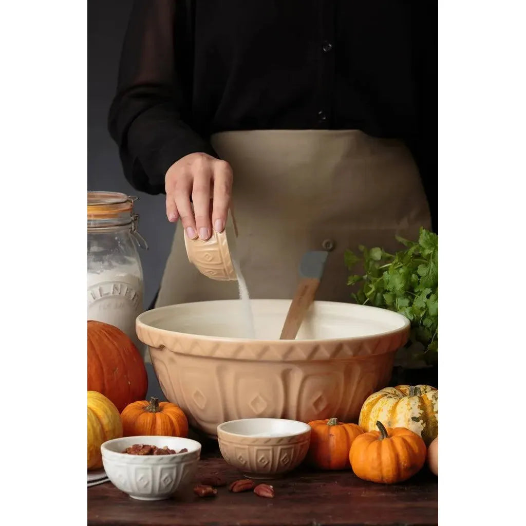 Mason Cash | S/4 Prep Bowls | Cane & Cream
