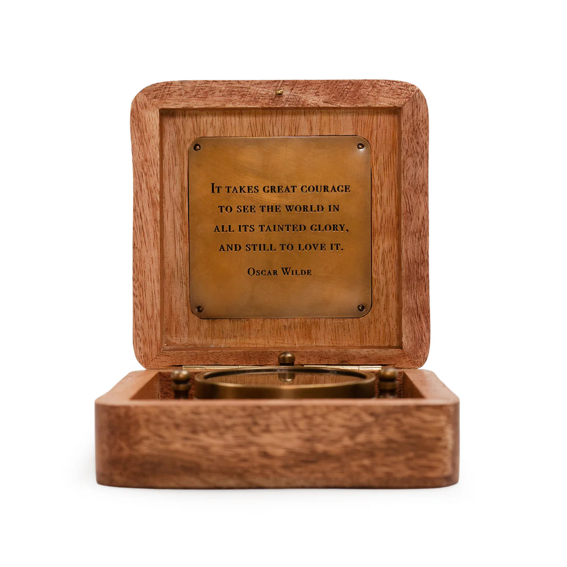 Tripod Compass in Wooden Box