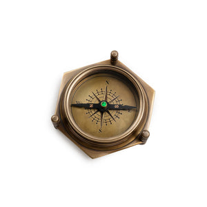 Tripod Compass in Wooden Box