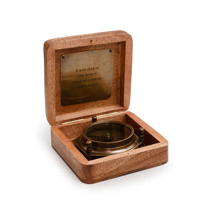 Tripod Compass in Wooden Box