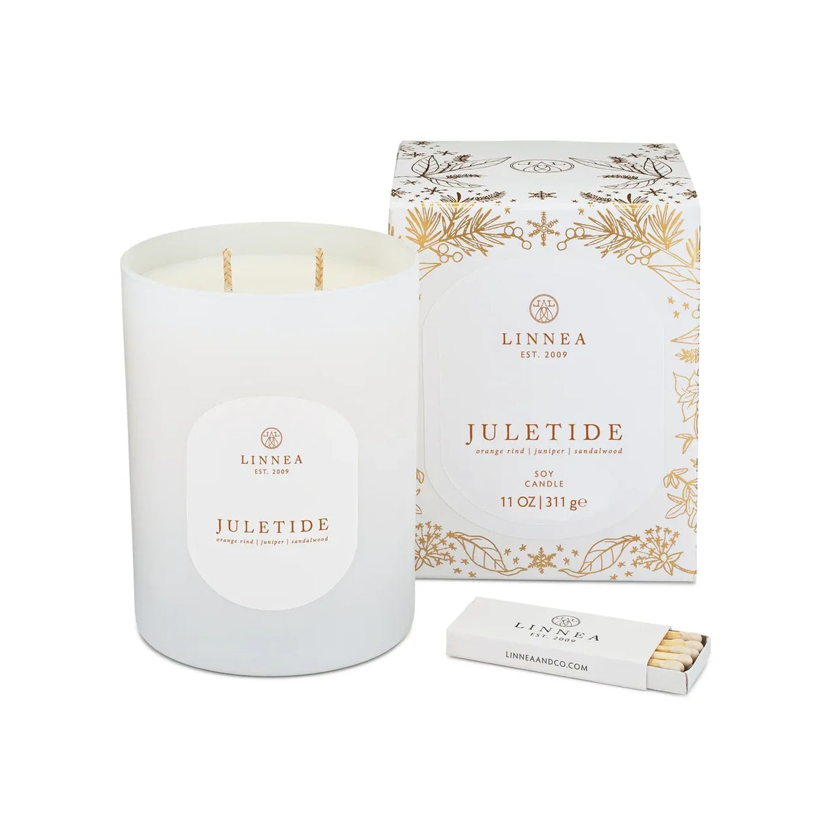 Linnea Candles 2 Wick Candles | Seasonal (Fall/Winter )
