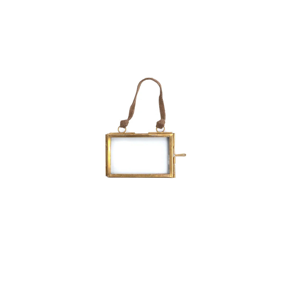 Ornament Frame w/Brass Finish