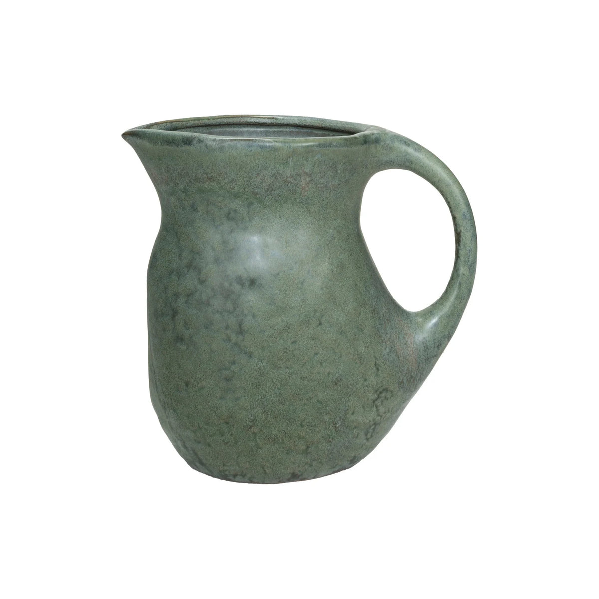 Stoneware Pitcher | Moss Green