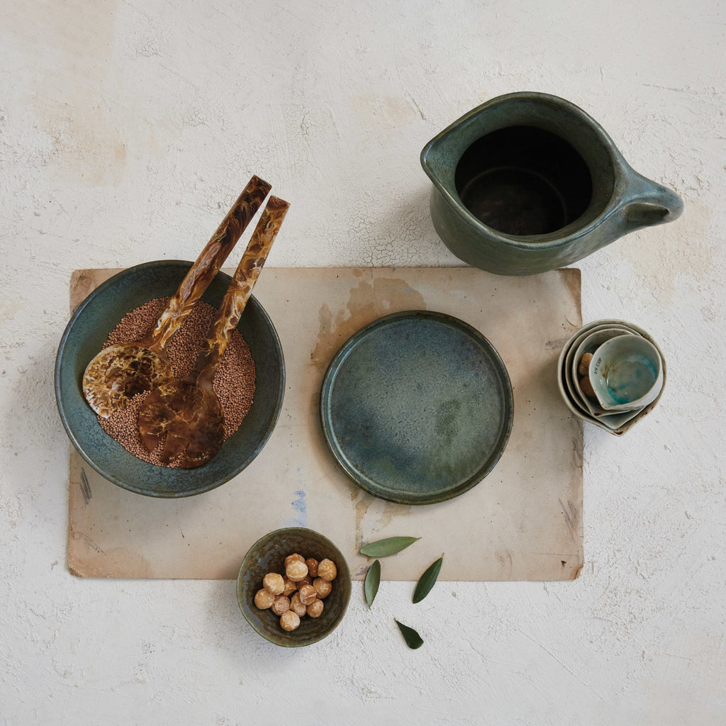 Stoneware Pitcher | Moss Green
