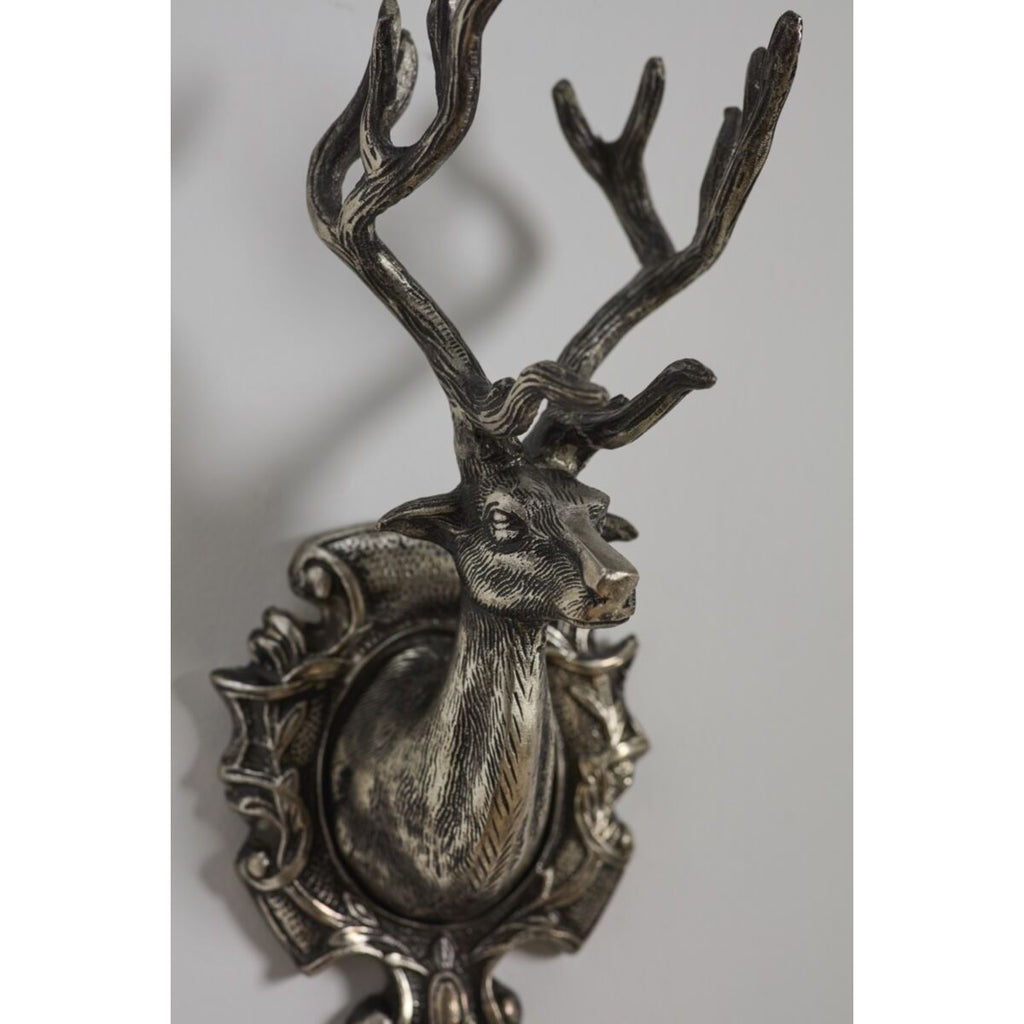 Silver Stag Wall Mount
