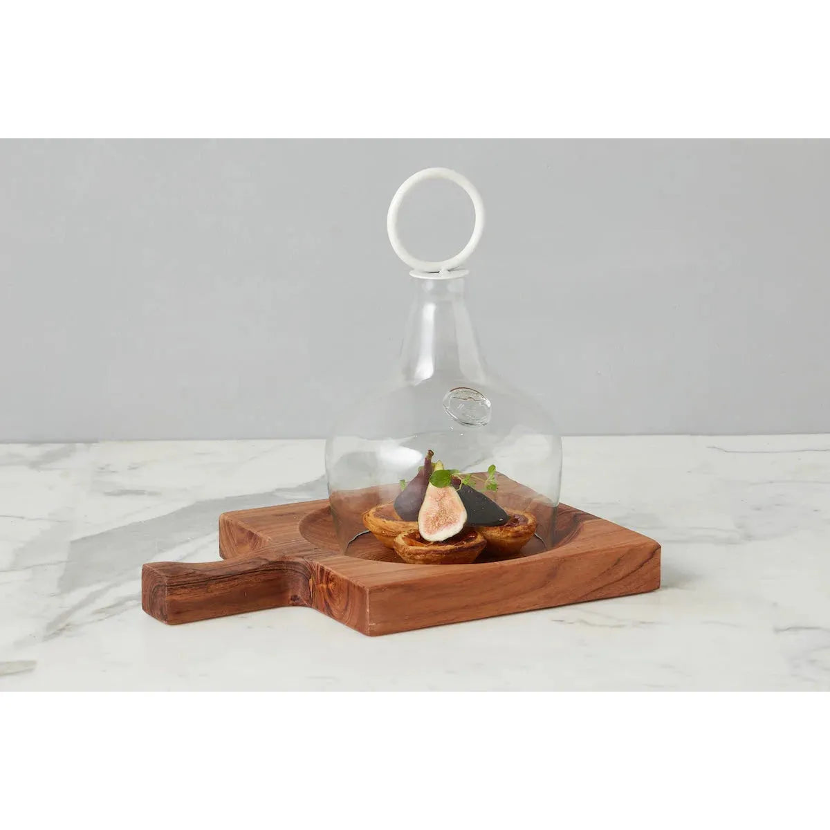 French Cutting Board Bowl w/ Mezzaluna | Small