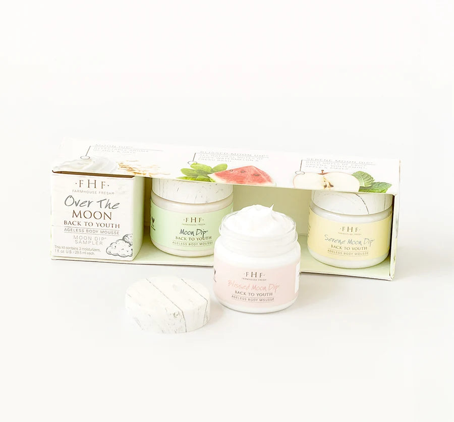 Over the Moon Moon Dip® Body Mousse Sampler