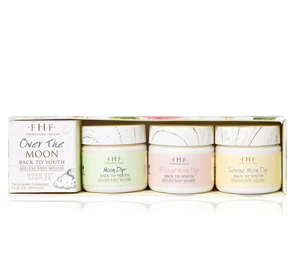 Over the Moon Moon Dip® Body Mousse Sampler