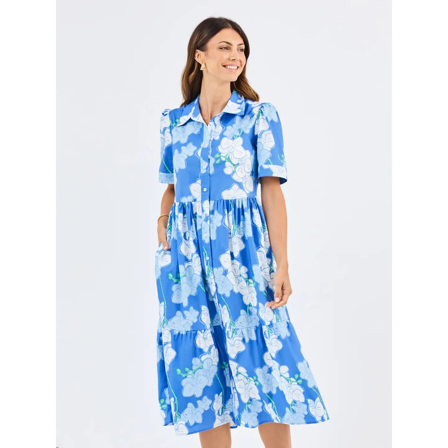 Jema Dress | Orchid Revere Blue