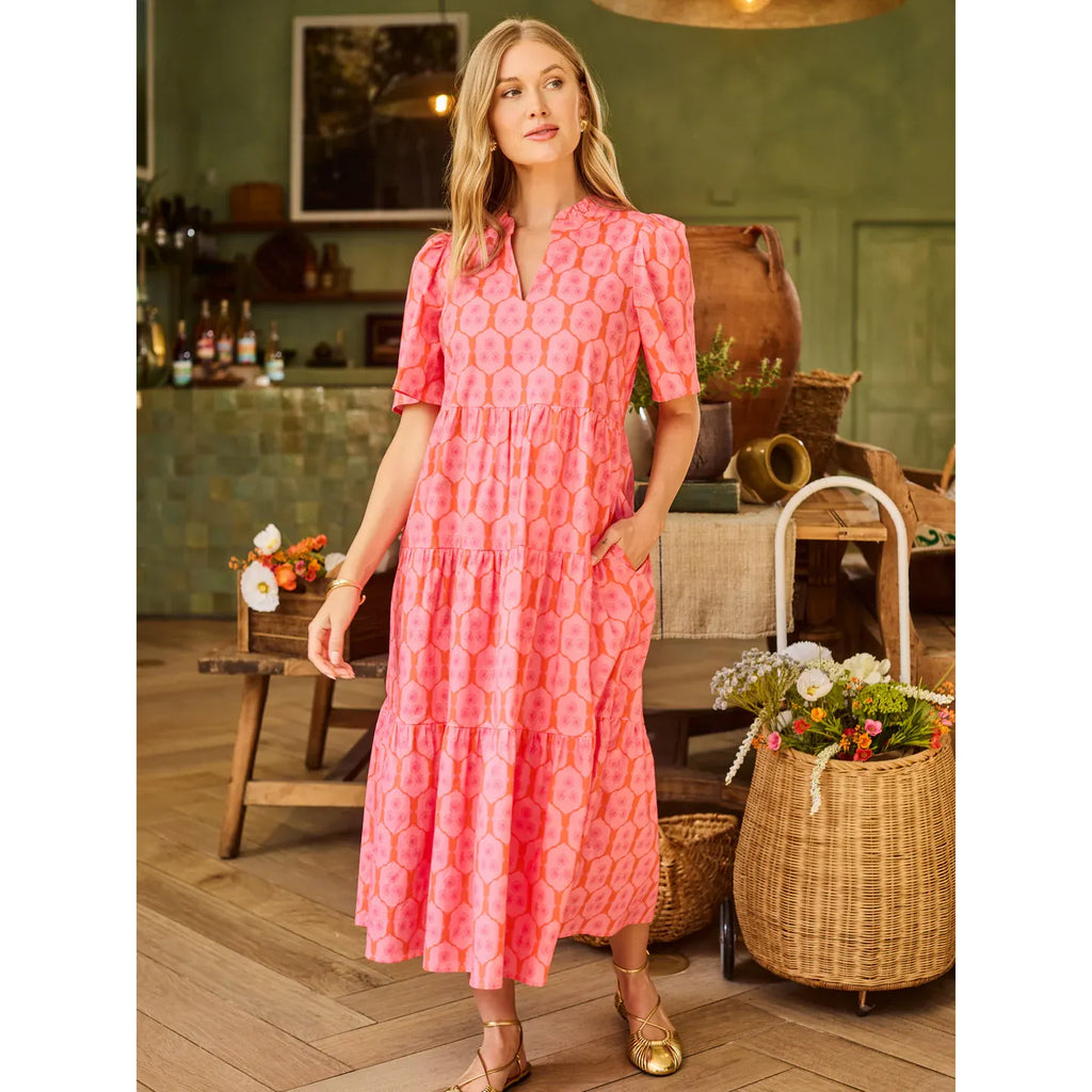 Ivy Dress | Rosette Charm Pink