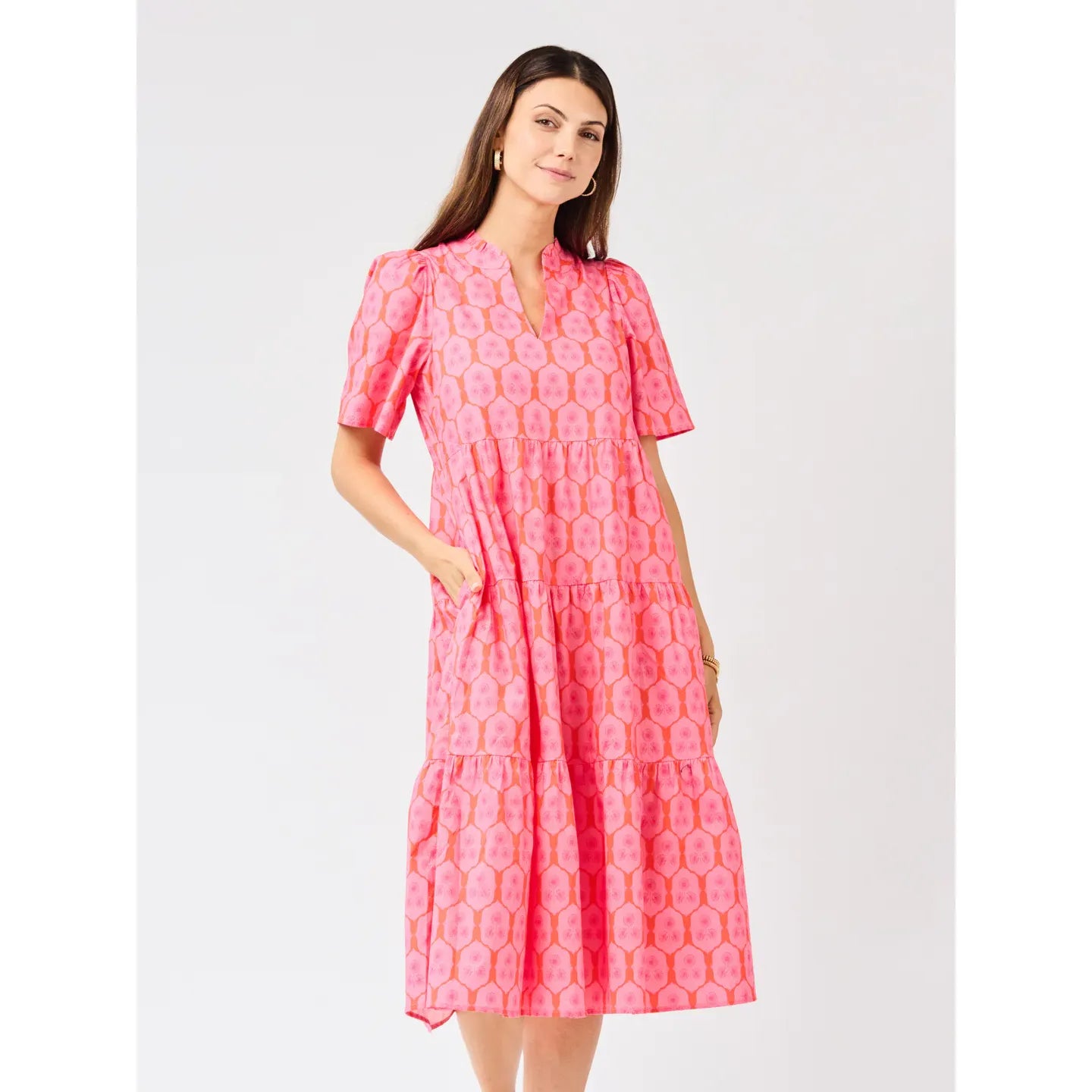 Ivy Dress | Rosette Charm Pink