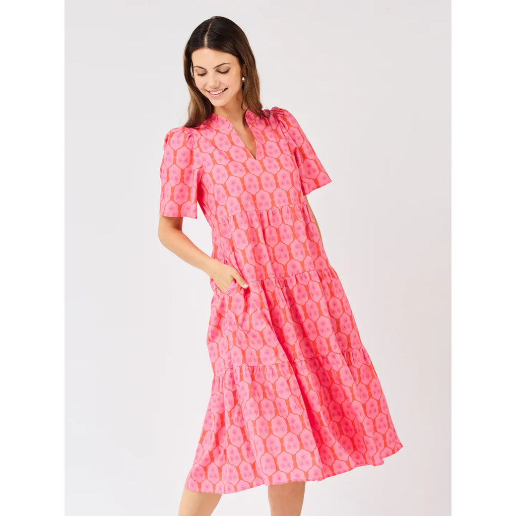 Ivy Dress | Rosette Charm Pink