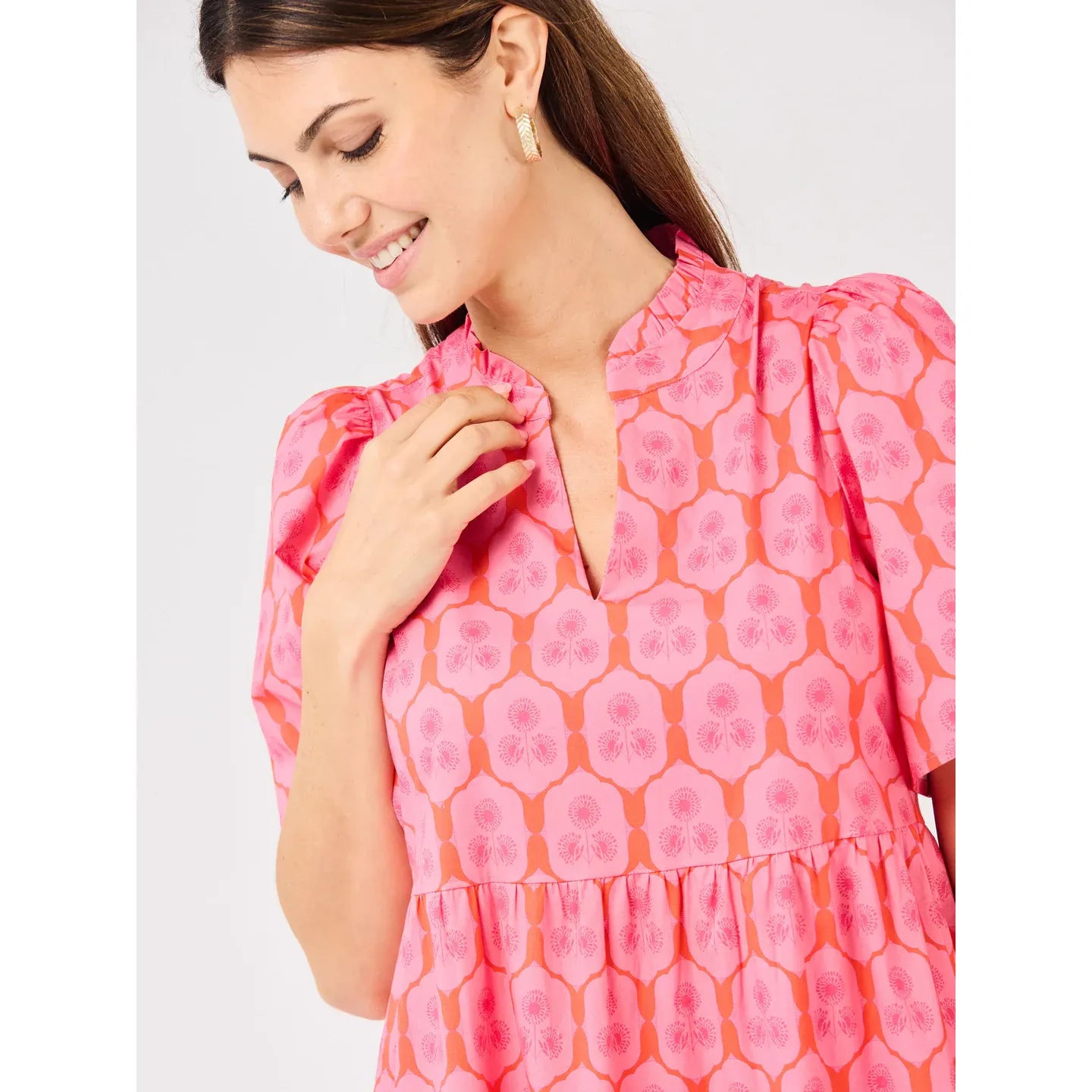 Ivy Dress | Rosette Charm Pink