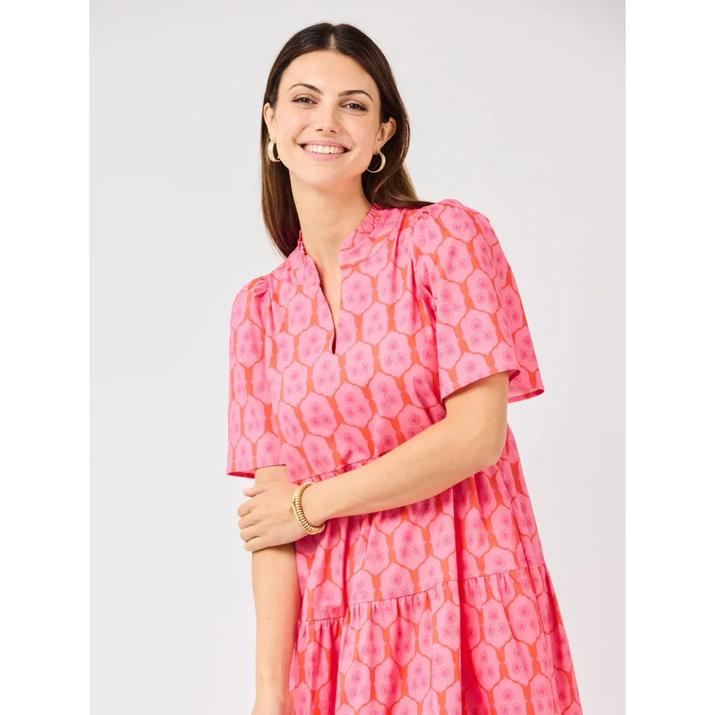 Ivy Dress | Rosette Charm Pink