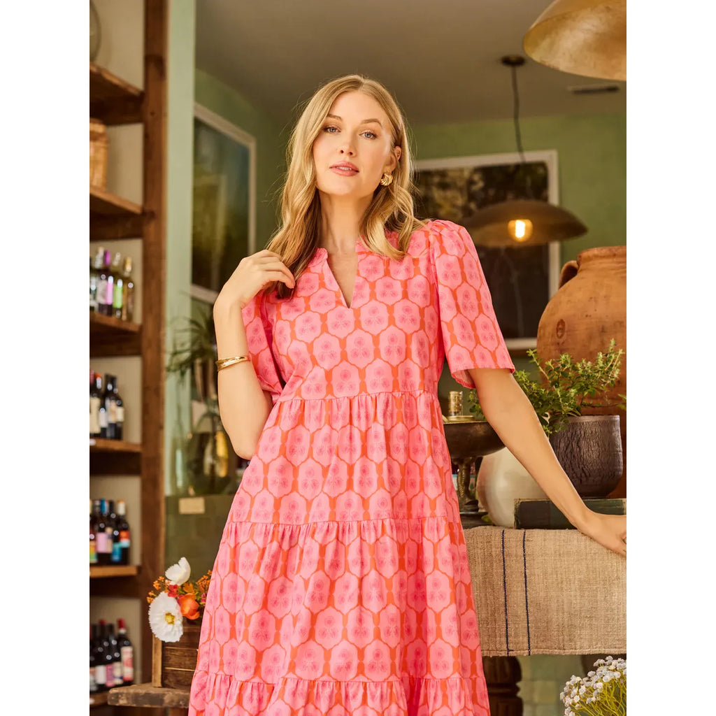 Ivy Dress | Rosette Charm Pink
