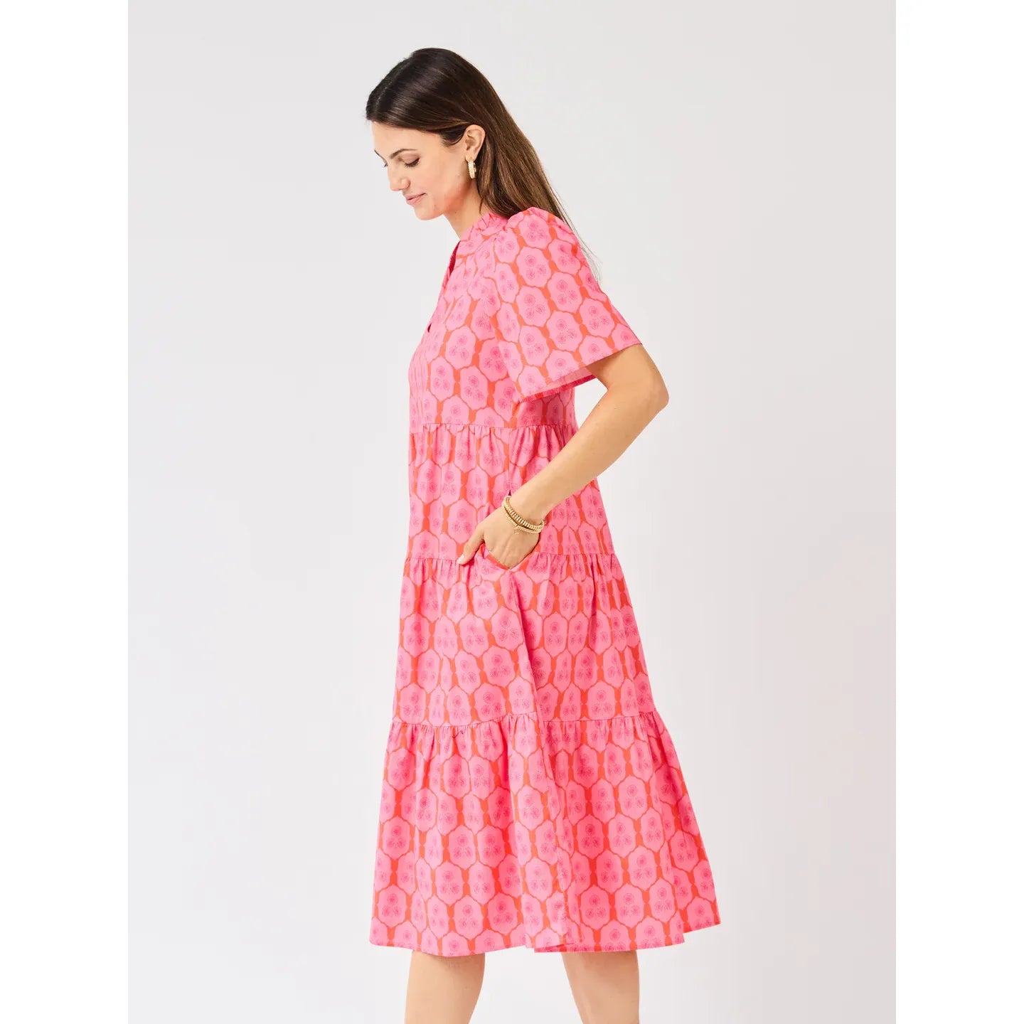 Ivy Dress | Rosette Charm Pink