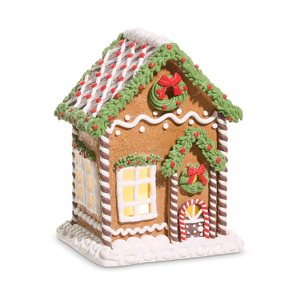 Lighted Gingerbread House