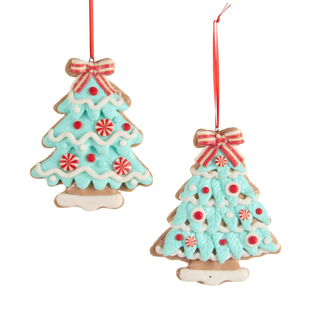 Gingerbread Christmas Tree Ornaments | 2 Styles
