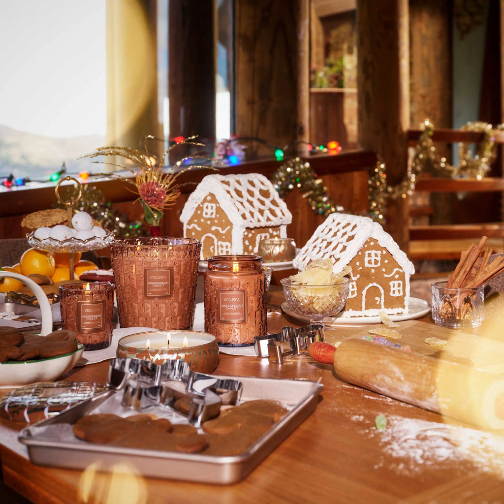 Voluspa Jar Candle | Large - Gingerbread Chalet
