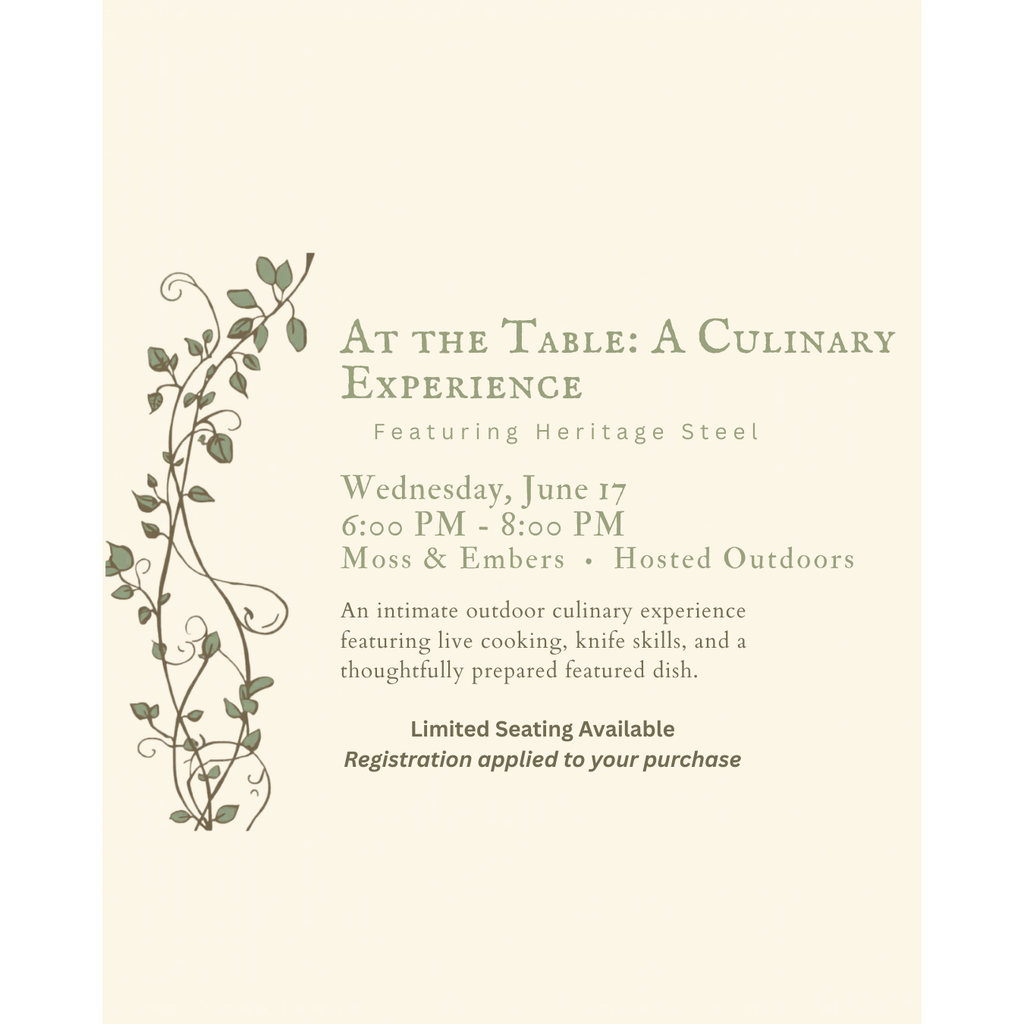 At the Table | A Culinary Experience Reservation