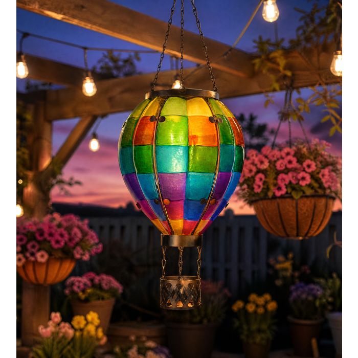 Hot Air Balloon Solar Lantern - LG | Patchwork