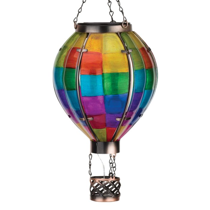 Hot Air Balloon Solar Lantern - SM | Patchwork