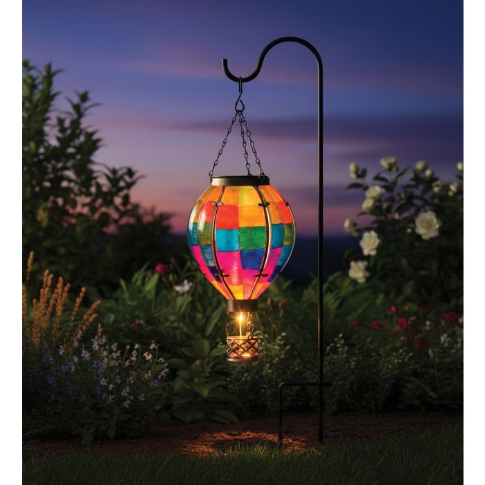 Hot Air Balloon Solar Lantern - SM | Patchwork