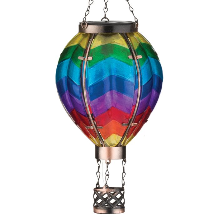 Hot Air Balloon Solar Lantern - SM | Chevron