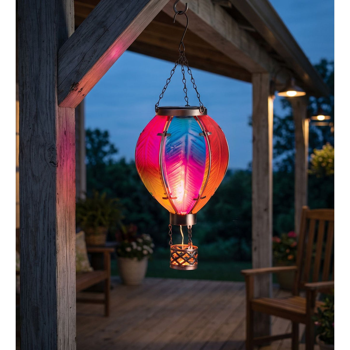 Hot Air Balloon Solar Lantern - SM | Spectrum