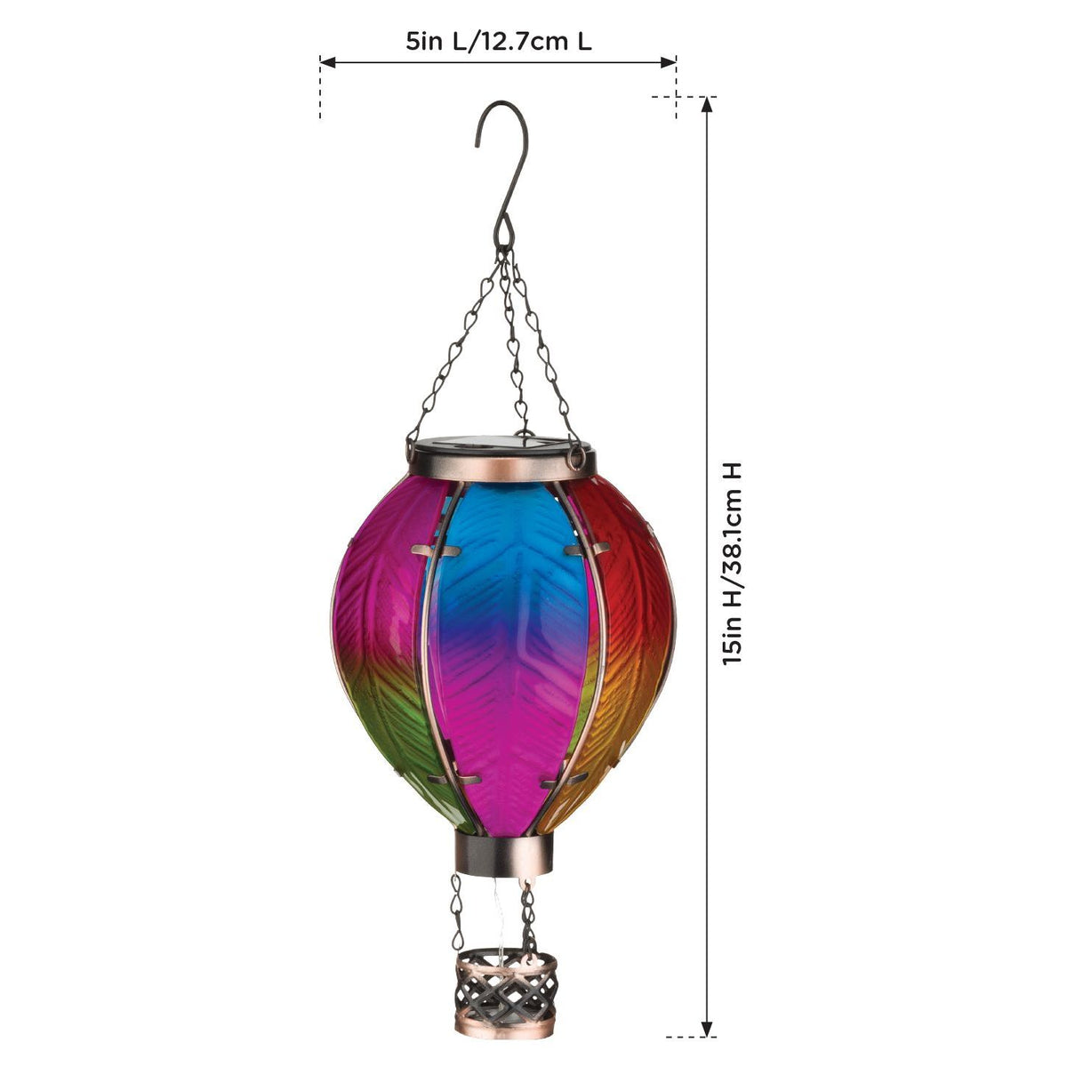 Hot Air Balloon Solar Lantern - SM | Spectrum