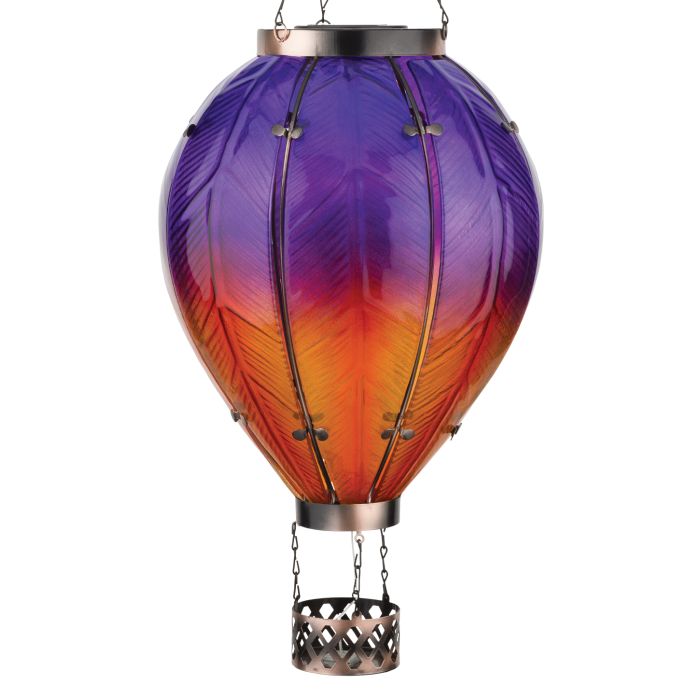Hot Air Balloon Solar Lantern - XL | Purple