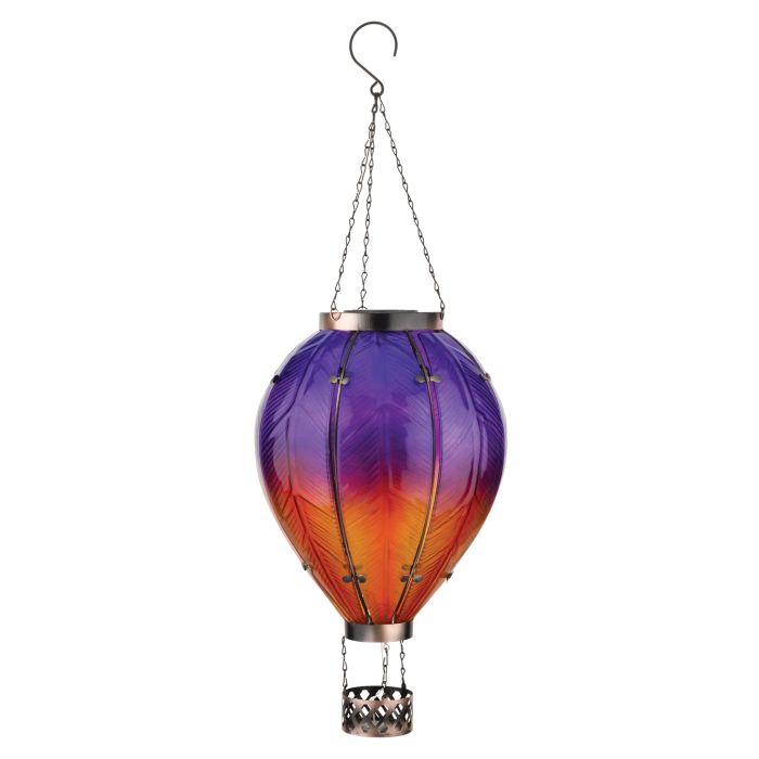 Hot Air Balloon Solar Lantern - XL | Purple