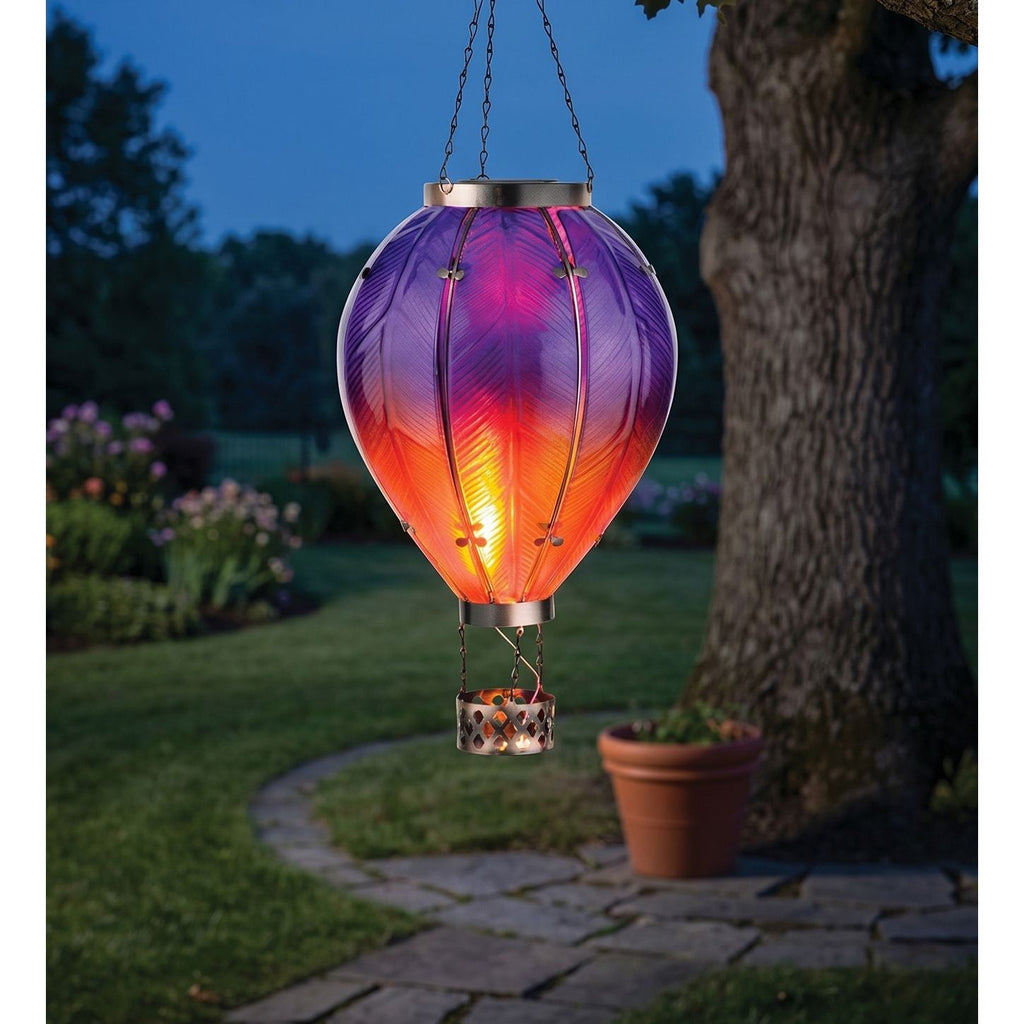 Hot Air Balloon Solar Lantern - XL | Purple