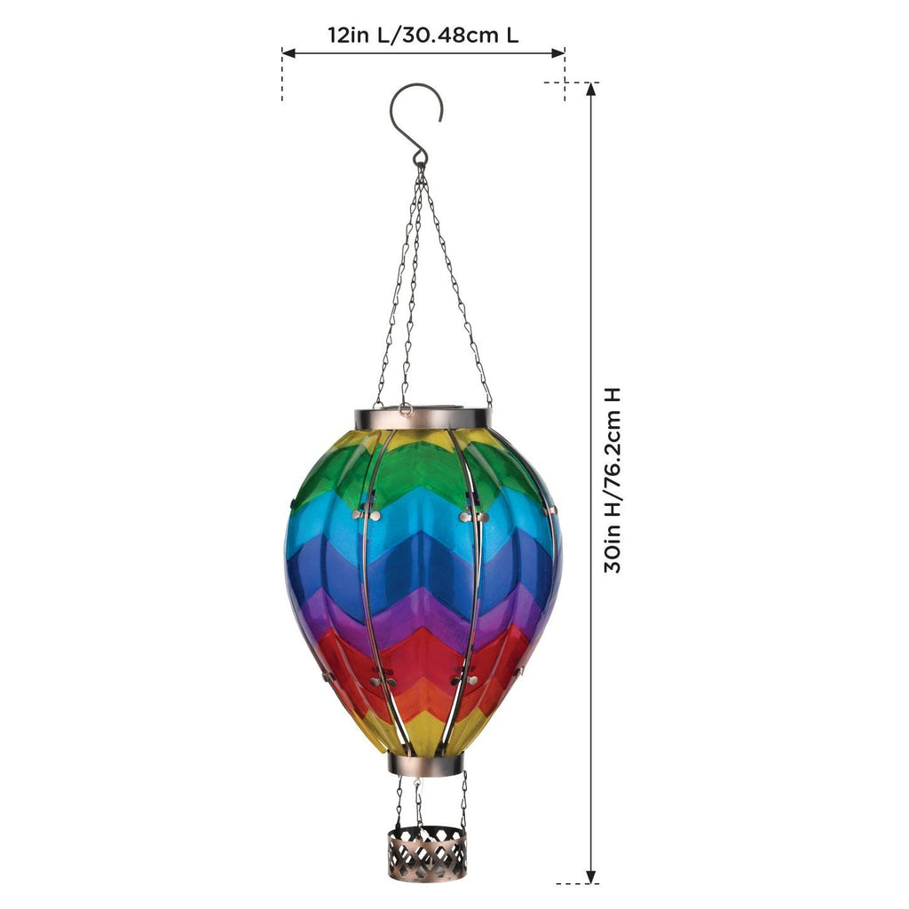Hot Air Balloon Solar Lantern - XL | Chevron