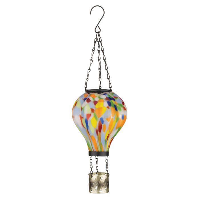 Hot Air Balloon Solar Lantern Murano Glass - SM | Confetti