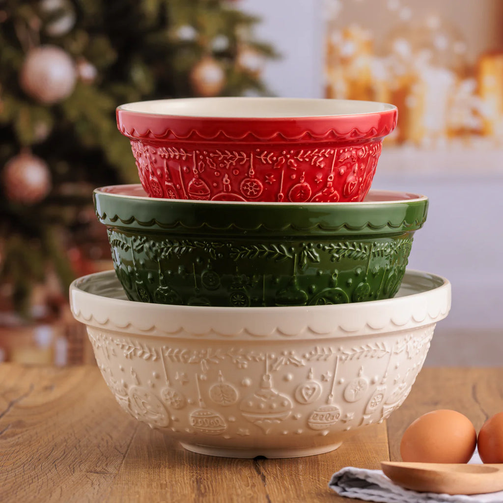 Mason Cash | Limited Edition Deck the Halls Bowl - Cream | S18