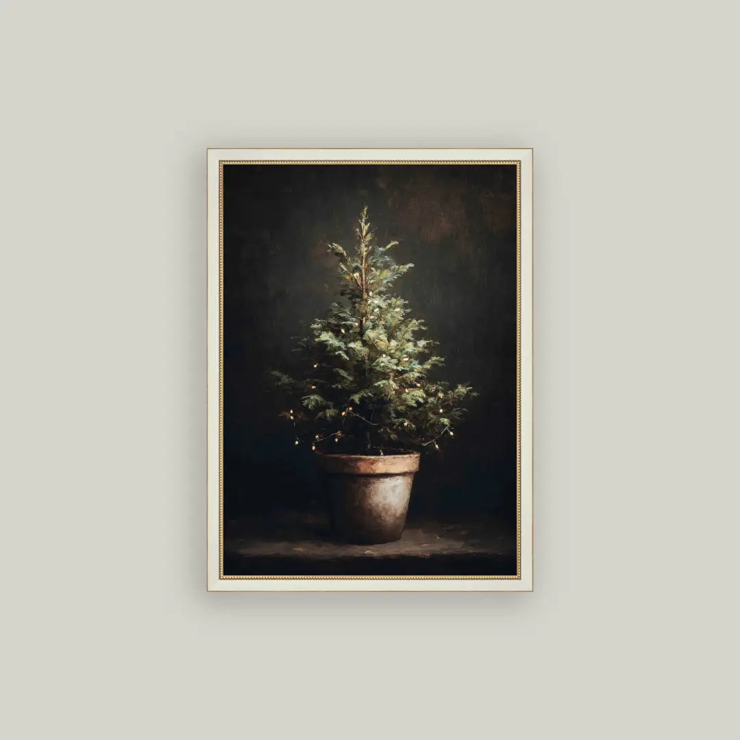 Potted Christmas Tree | 11 x15