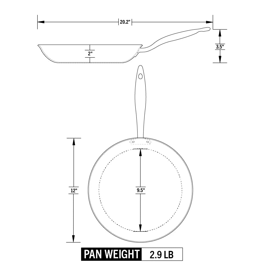 Titanium Series | 12" Fry Pan